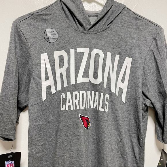 New! Nike NFL Arizona Cardinals Gray Pullover Lightweight Hoodie - Picture 5 of 7